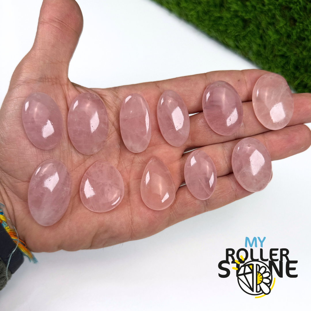 Pendentif Quartz rose percé