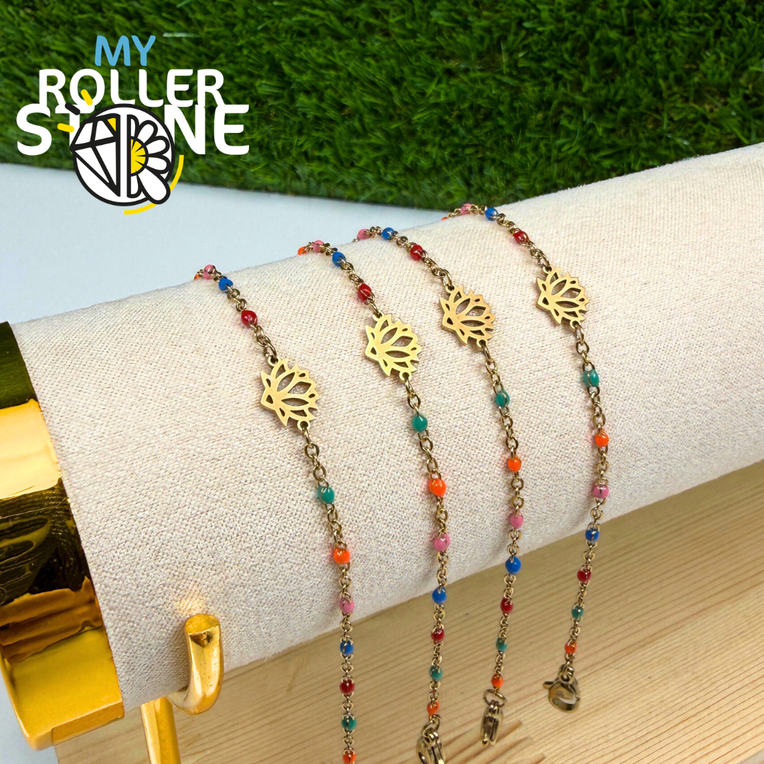 Bracelet Lotus en Acier inoxydable