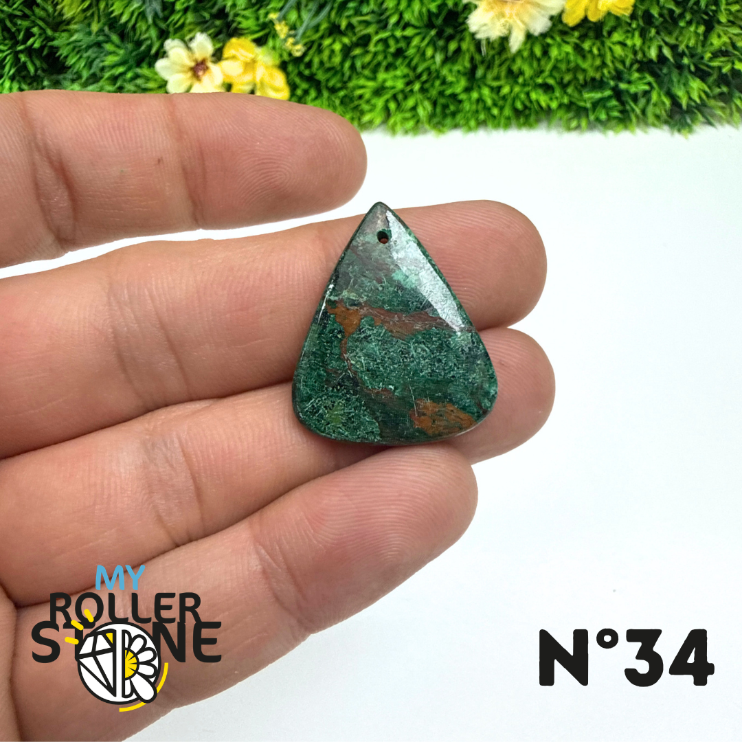 Pendentif Percé Chrysocolle