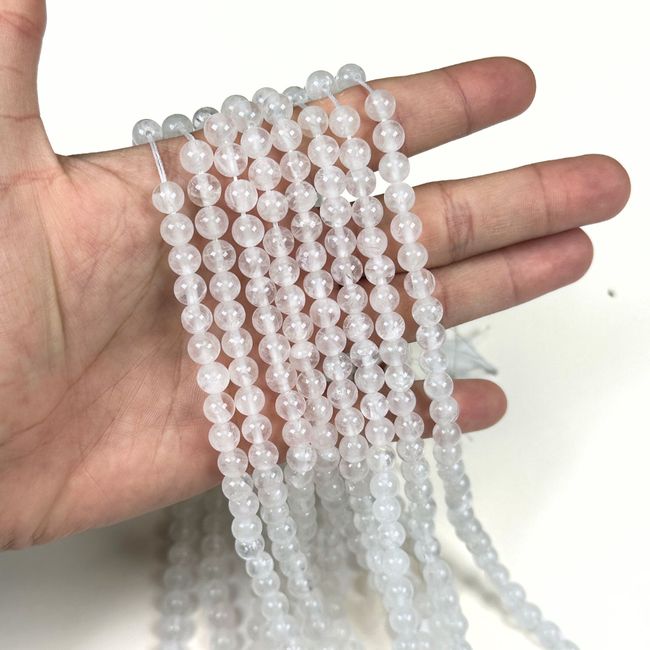 Perle de cristal de roche du Brésil 1A