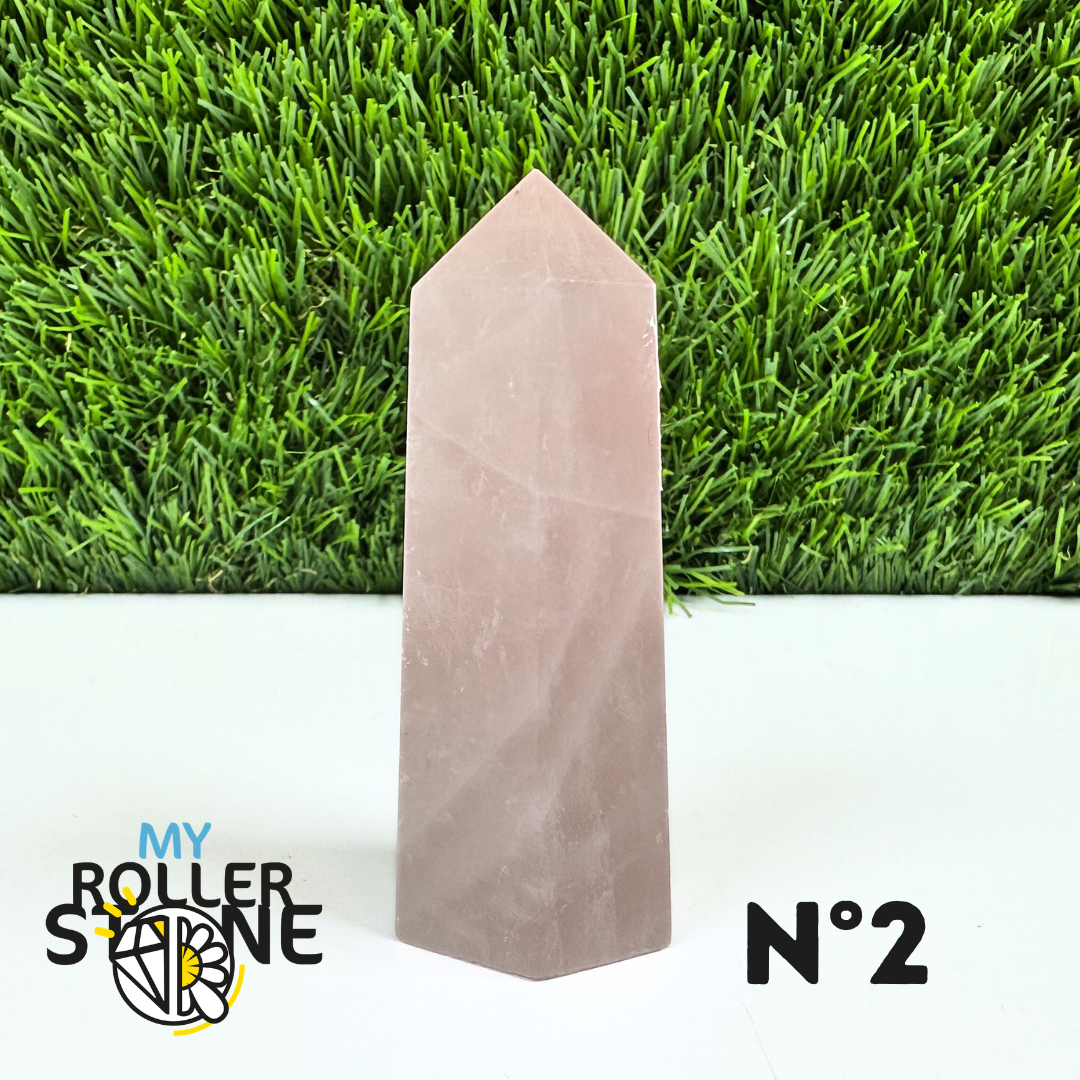 Pointes Pierre Quartz Rose