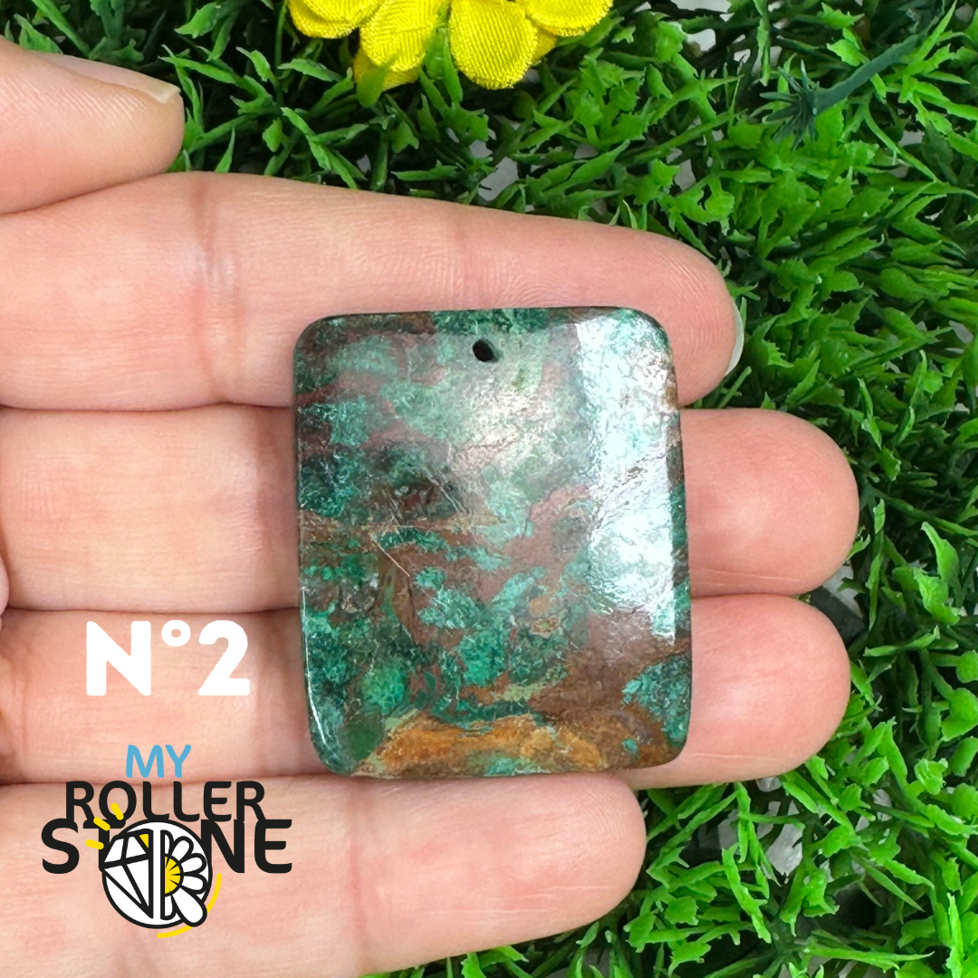 Pendentif Percé Chrysocolle