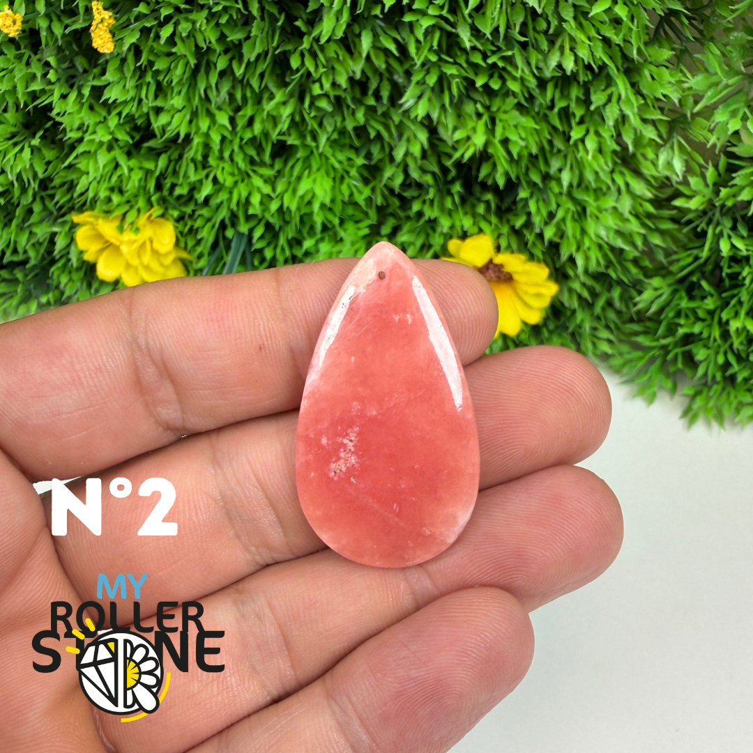 Pendentif percé Rhodochrosite Qualité gemme
