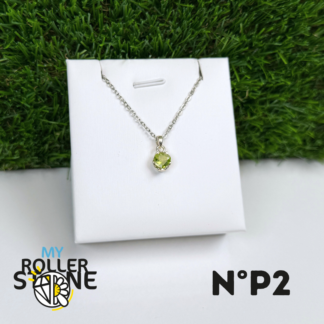 Pendentif Péridot du Brésil Argent 925 #2