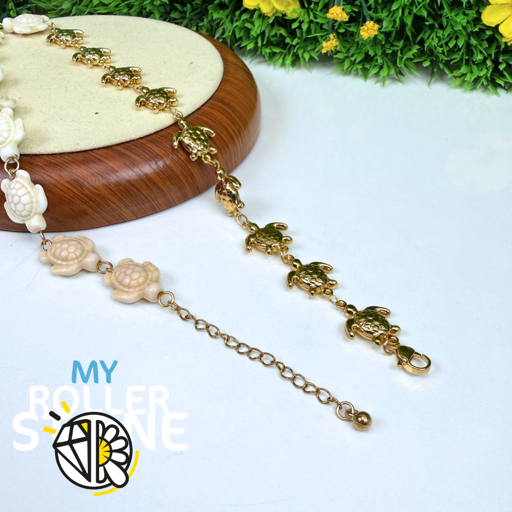 Collier Tortue Duo Acier inoxydable