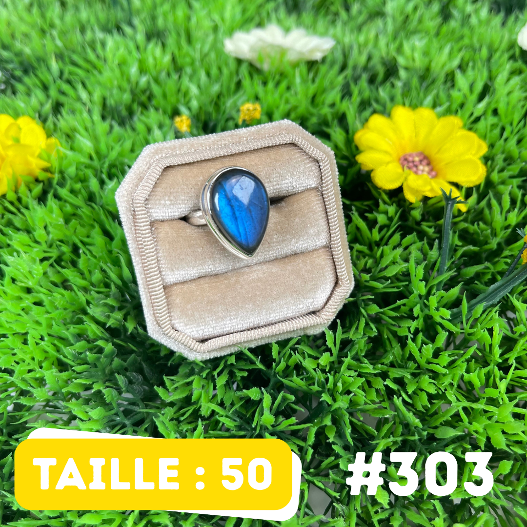 Bague Labradorite Bluefire #303