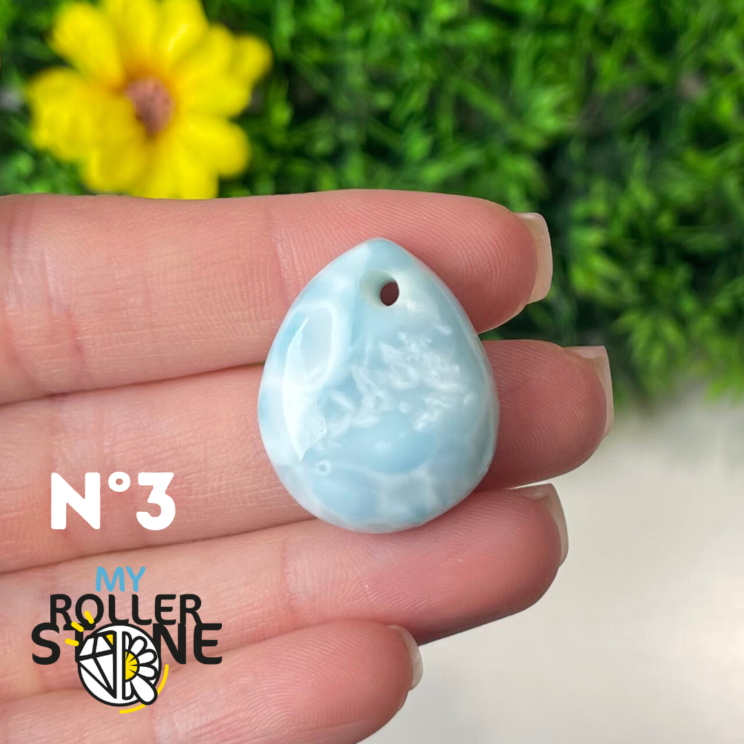 Pendentif Larimar 5A percé