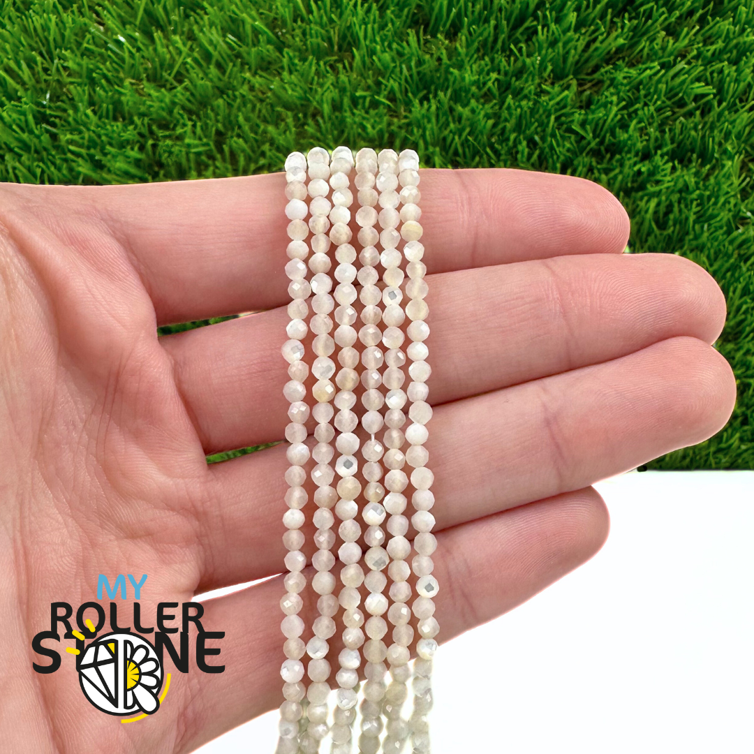 Perle Facettées en Nacre