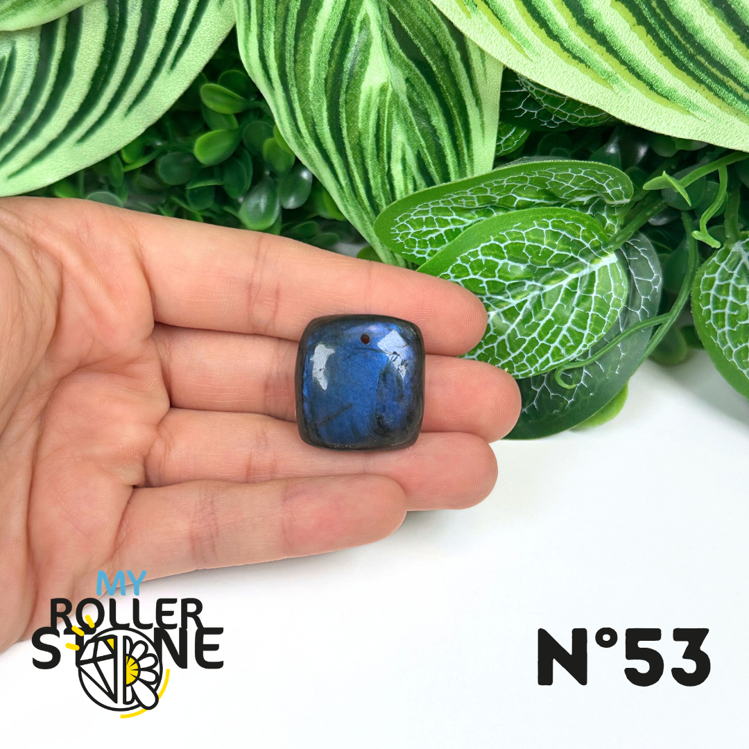 Pendentif Labradorite blue fire percé 5A