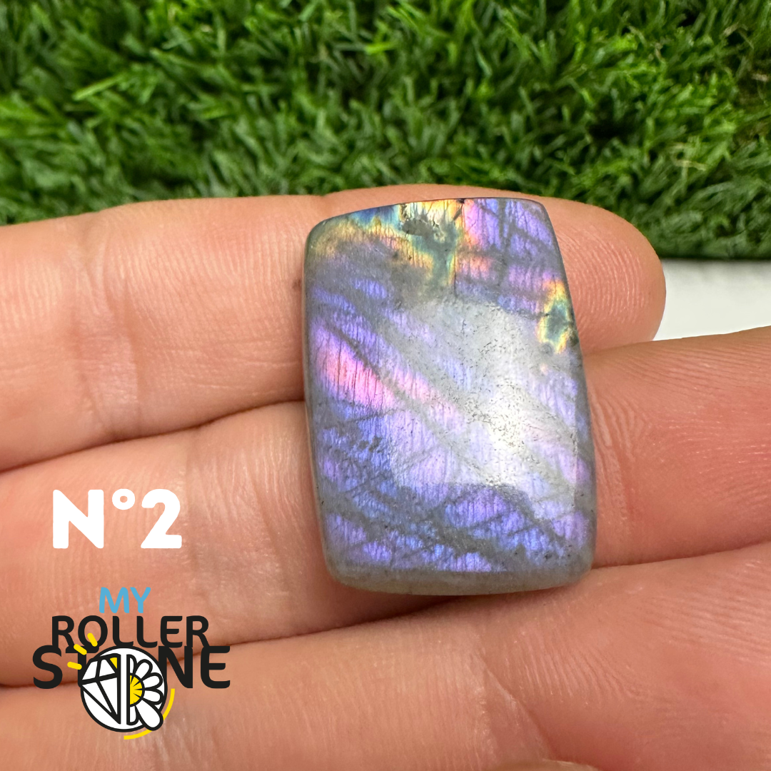 Pendentifs Labradorite Violette forme Libre 5A