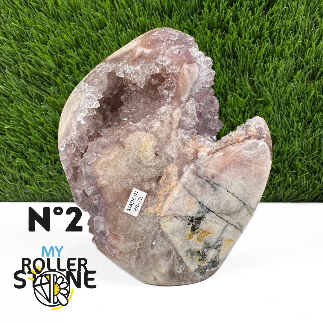 Géode Améthyste Rose du Brésil #2