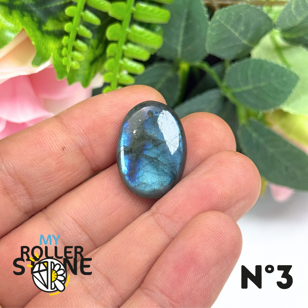 Pendentif Percé Labradorite Multi Fire 5A