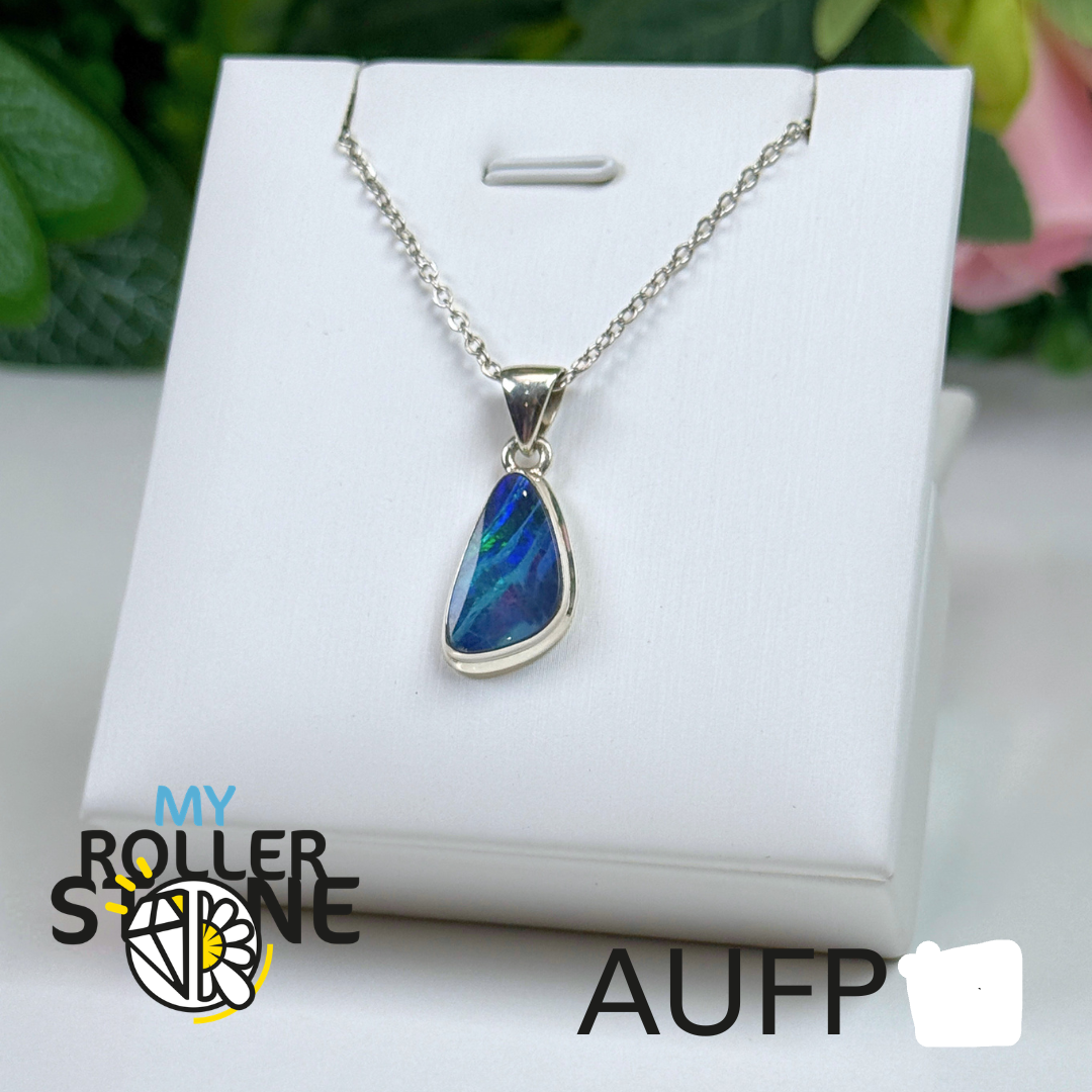 Pendentif argent opale australienne #FP42