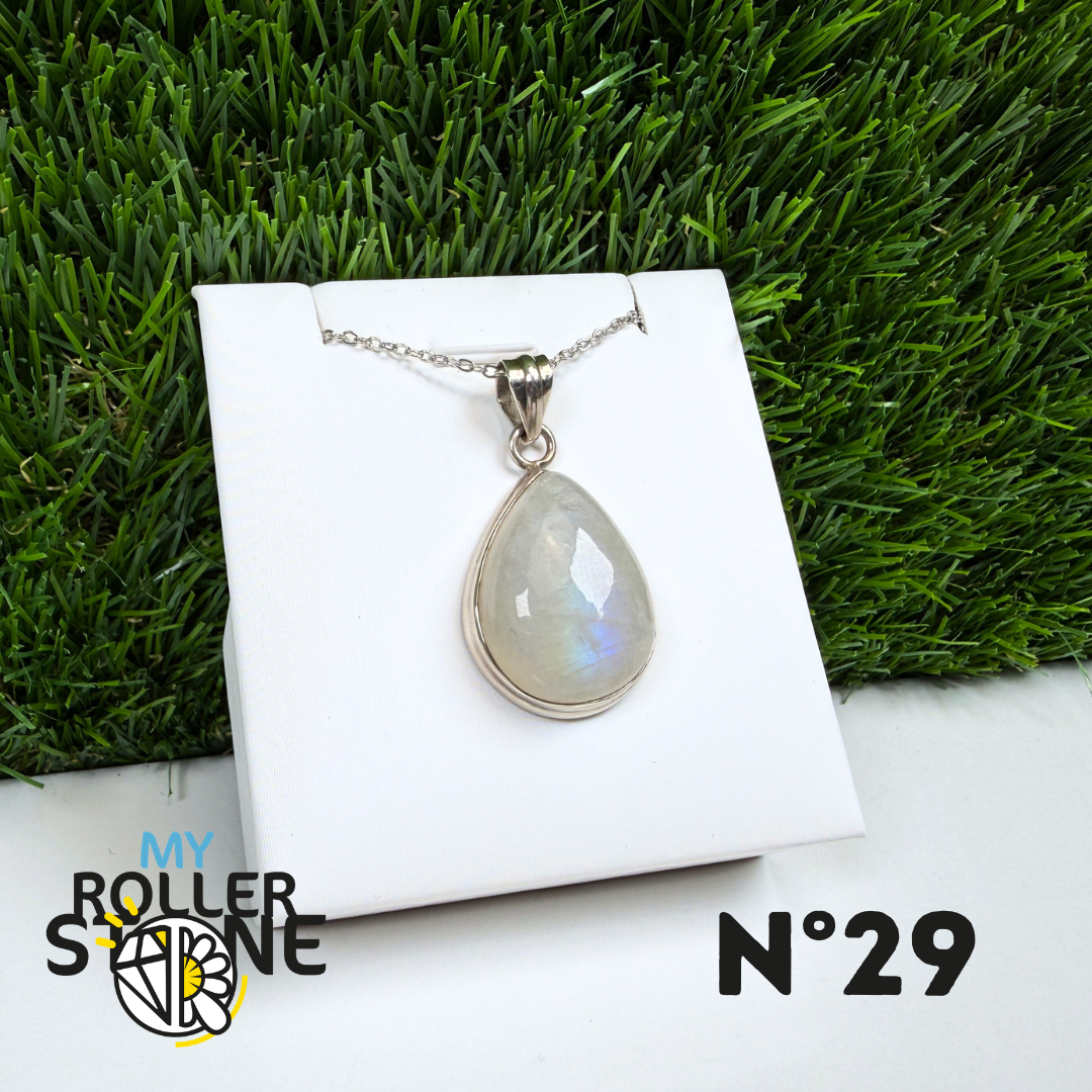 Pendentif Pierre de Lune Argent #29