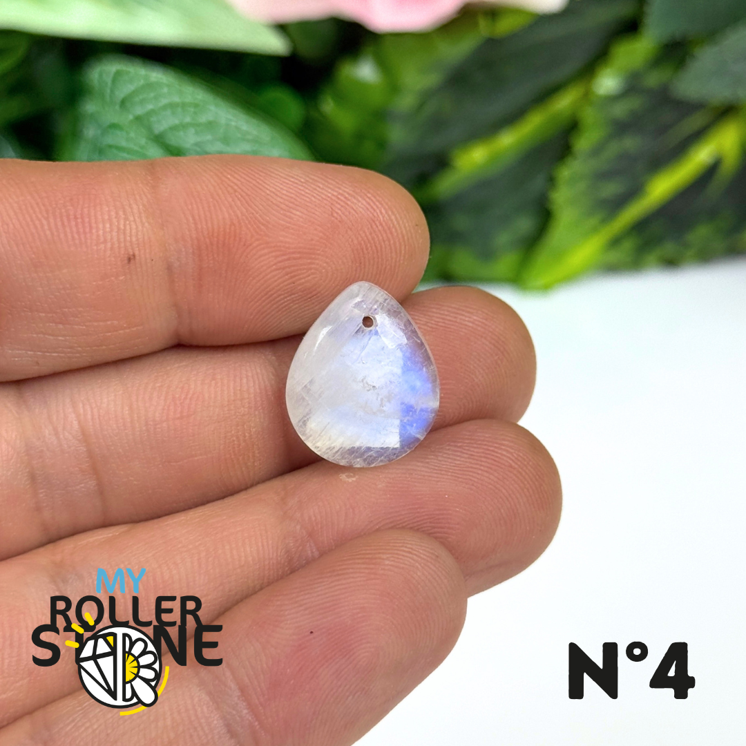 Petits Pendentifs Pierre de lune Forme Libre 5A
