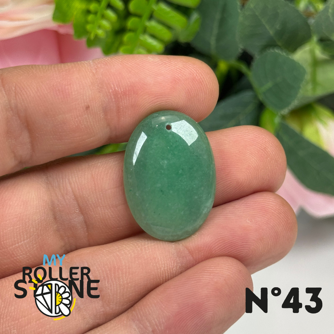 Pendentif Aventurine Percé 5A