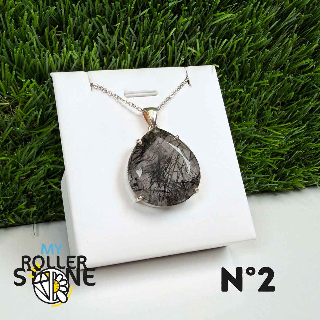 Pendentif Quartz Tourmaline #2