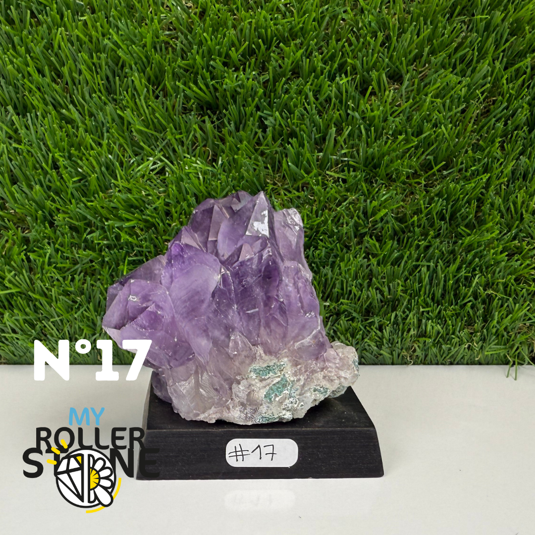 Améthyste sur socle