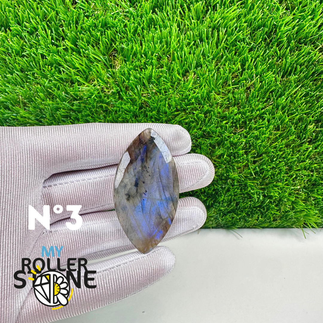 Pendentifs Labradorite blue fire Facettée 5A