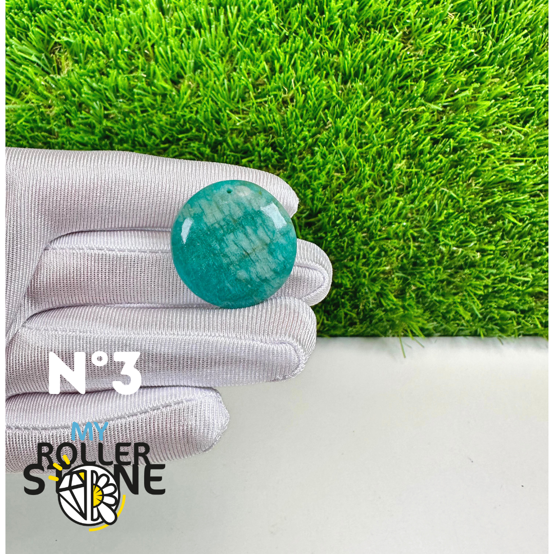 Pendentif Amazonite bleue