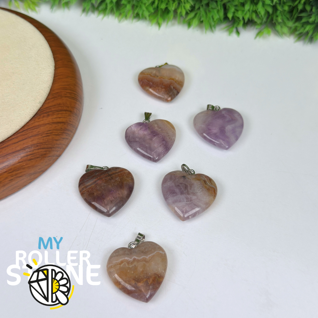 Pendentif Coeur Améthyste