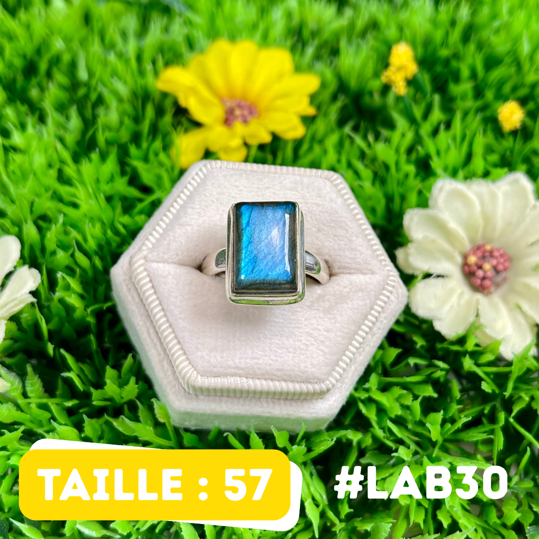 Bague Labradorite Bluefire #LAB30