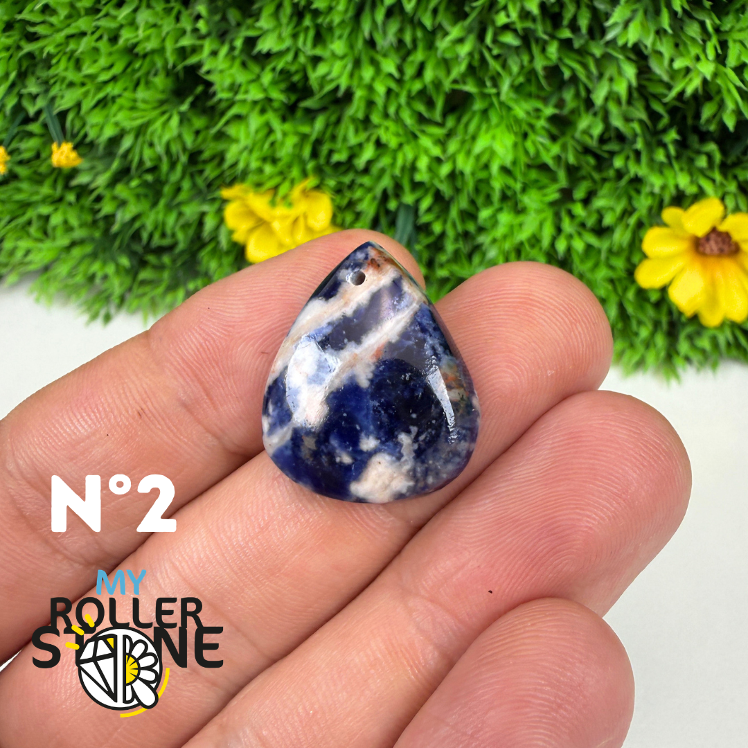 Pendentifs Percés Sodalite 5A