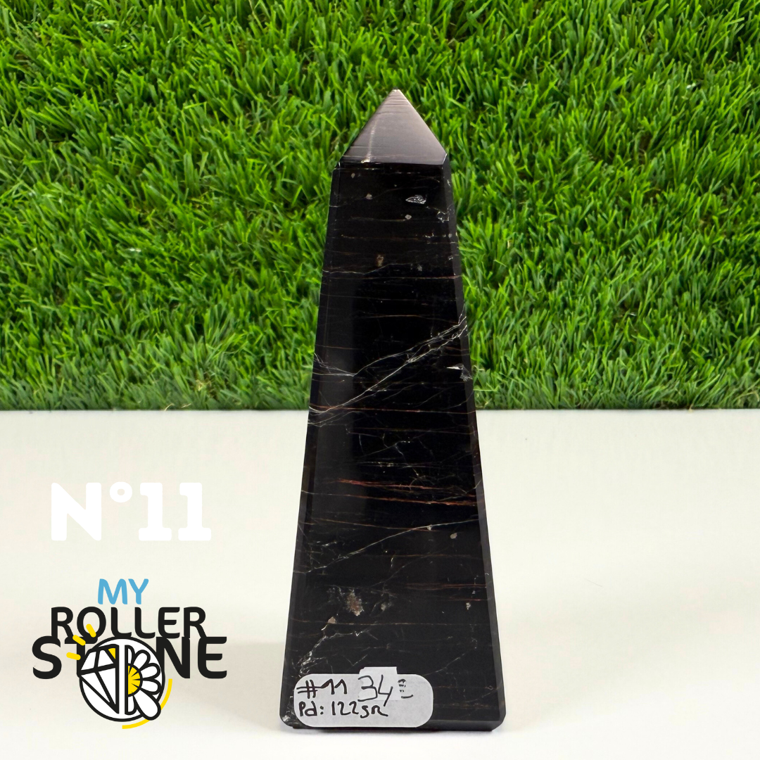 Obélisque en Tourmaline noire