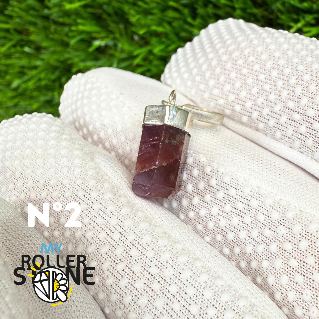 Pendentif Ruby et Argent