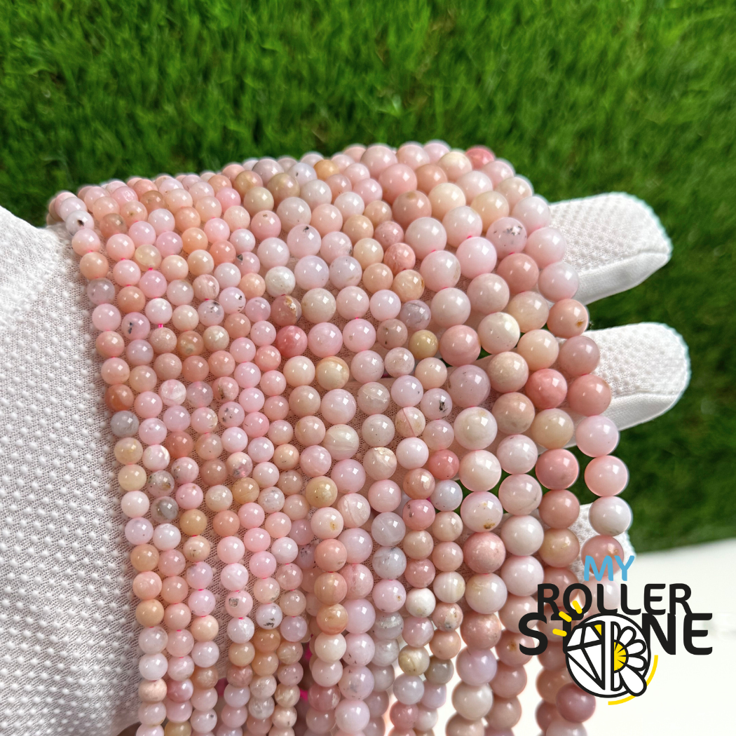 Perle De Mer Du Sud Naturelle 26,55 Ct - Ronde, Rose Or - Certifiée Philippines