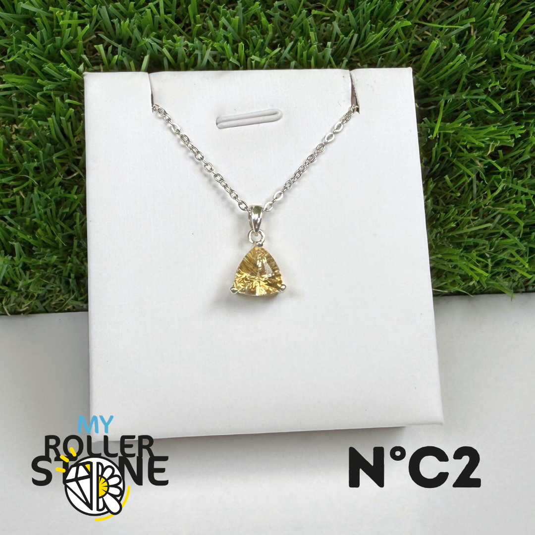 Pendentif Citrine du Brésil Argent 925 #2