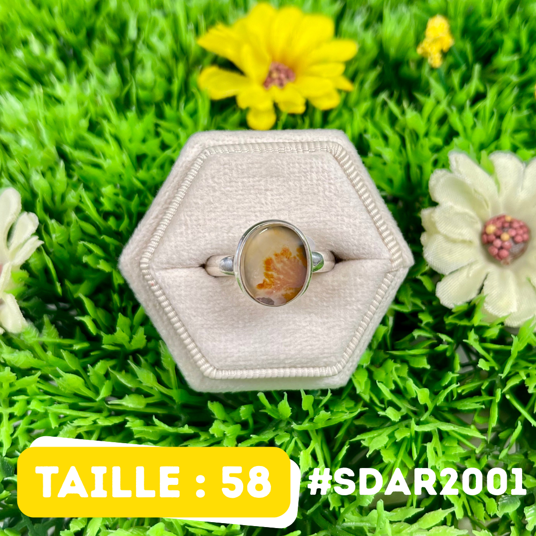 Bague Agate Dendritique #SDAR2001