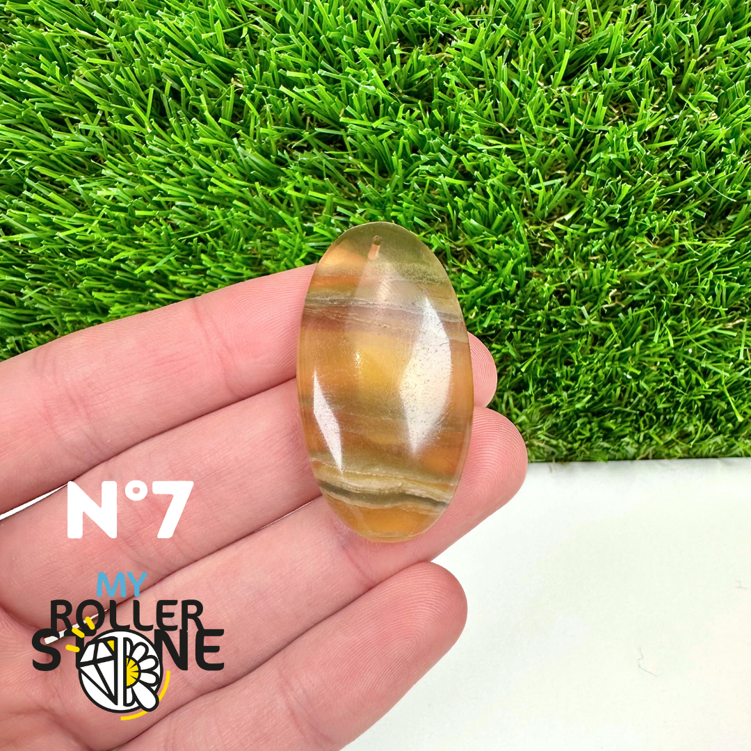 Pendentif Percé Fluorite 5A