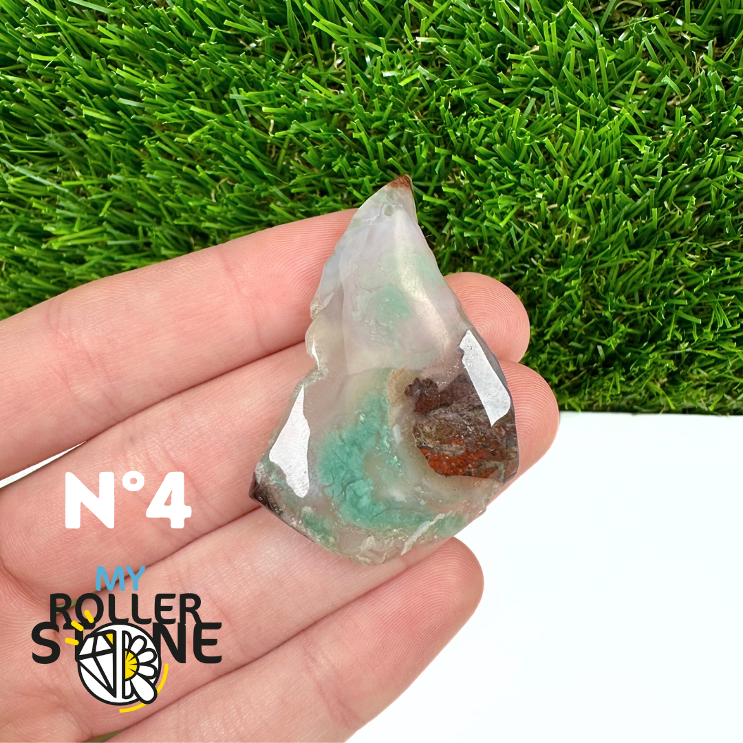 Pendentif Percé Aquaprase tranche 5A