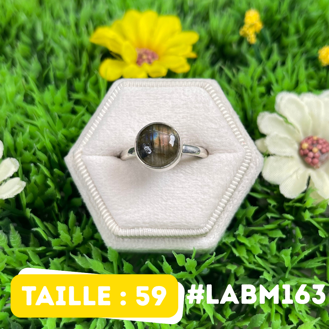 Bague Argent Labradorite Multifire #LABM163