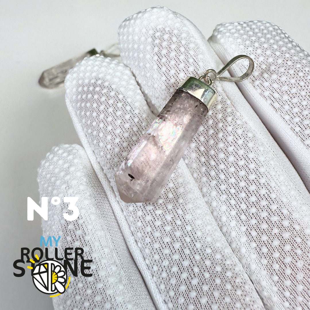 Pendentif Kunzite et Argent