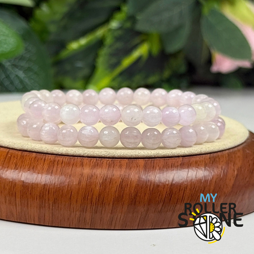 Bracelet en Kunzite Cristalline du Brésil