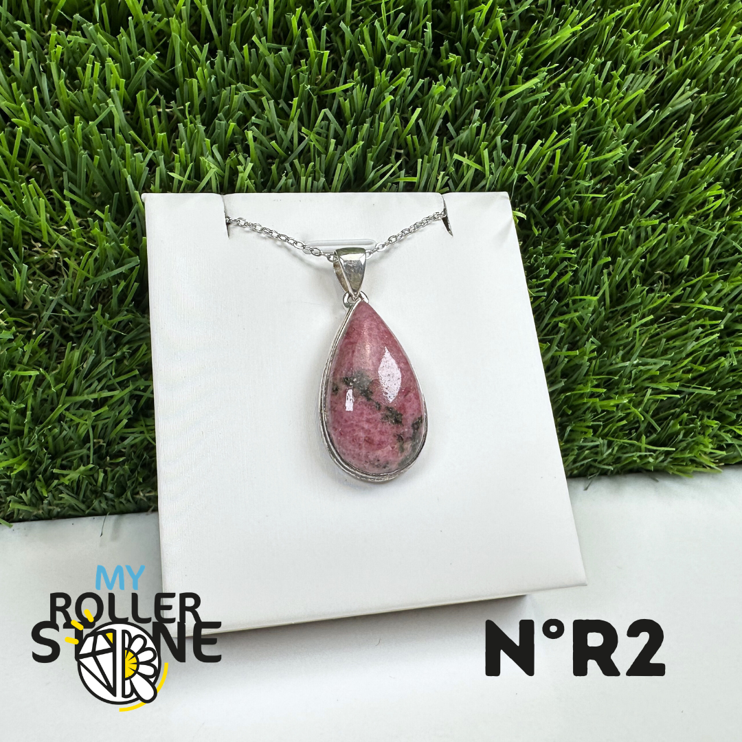 Pendentif Argent Rhodonite Australienne #2