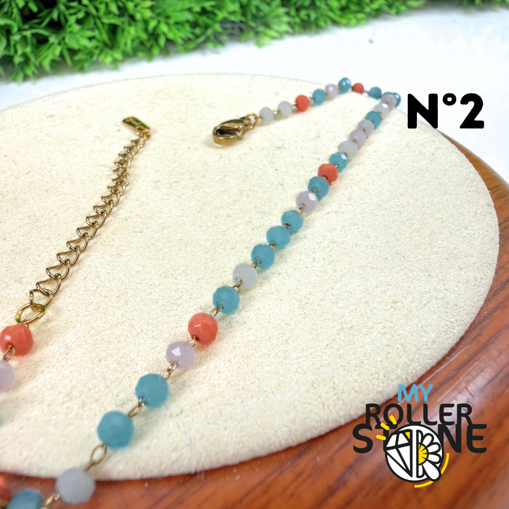 Bracelet Perles Facettées 3,5 mm