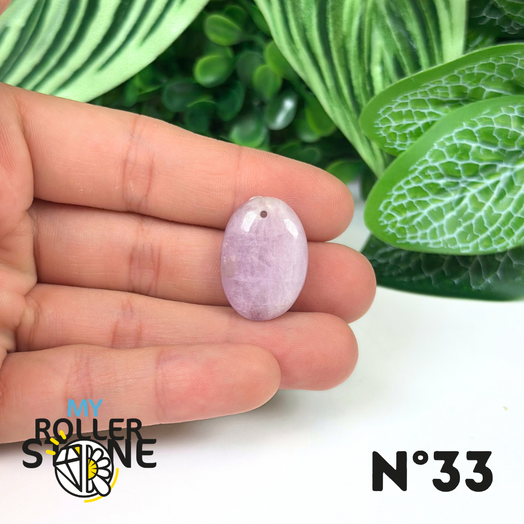 Pendentif Kunzite 5A percé