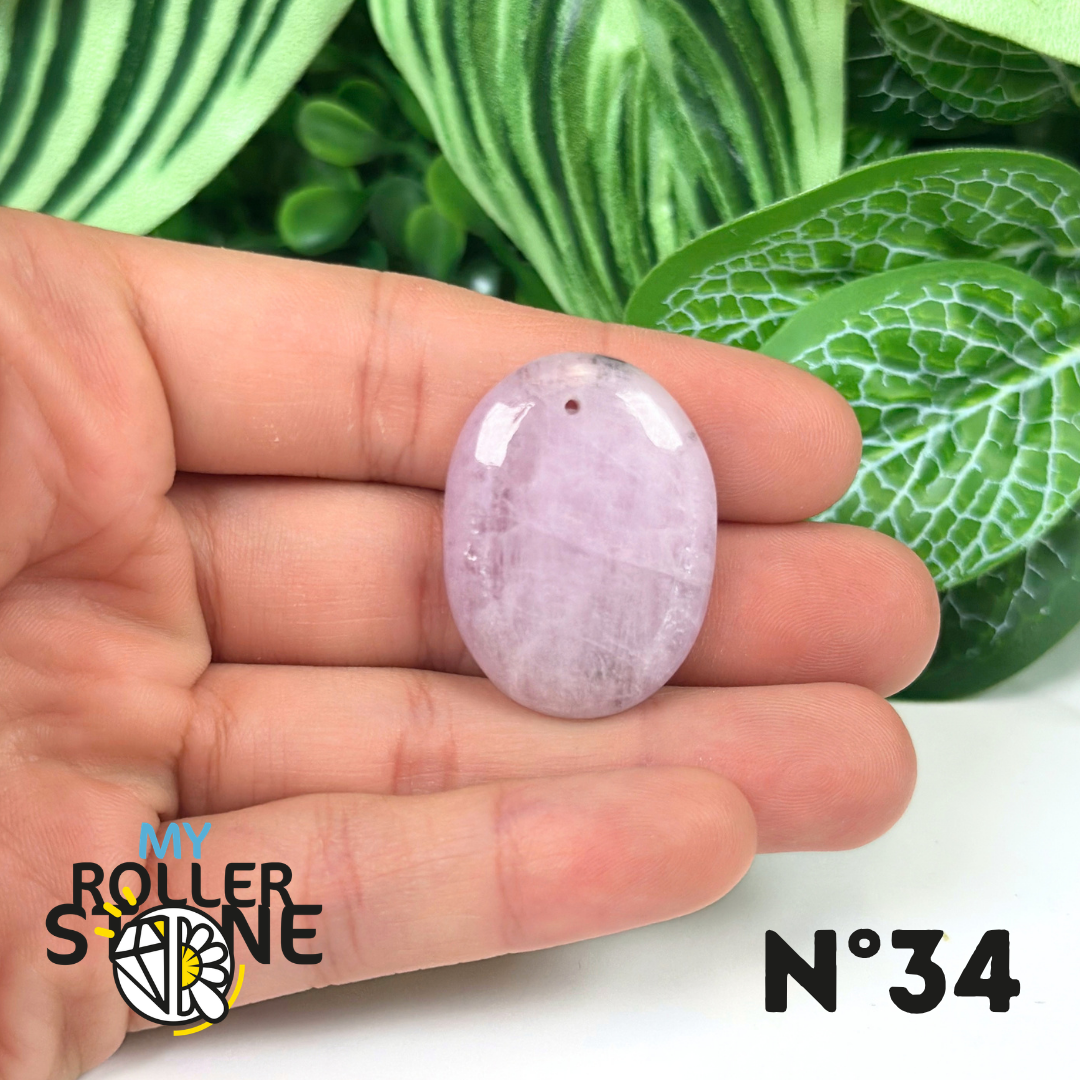 Pendentif Kunzite 5A percé