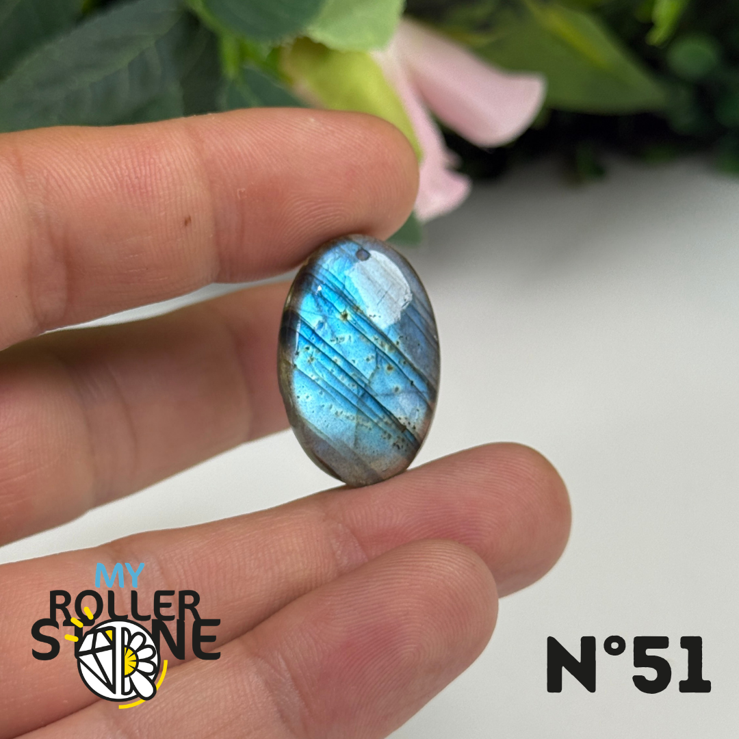 Pendentif Percé Labradorite Multi Fire 5A