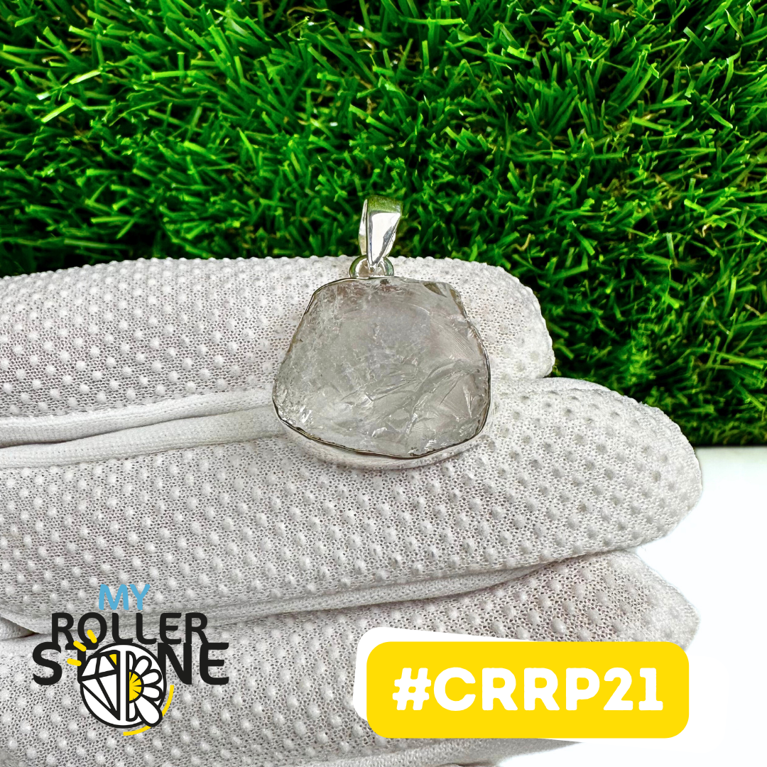 Pendentif Cristal de roche Brute (CRRP21)
