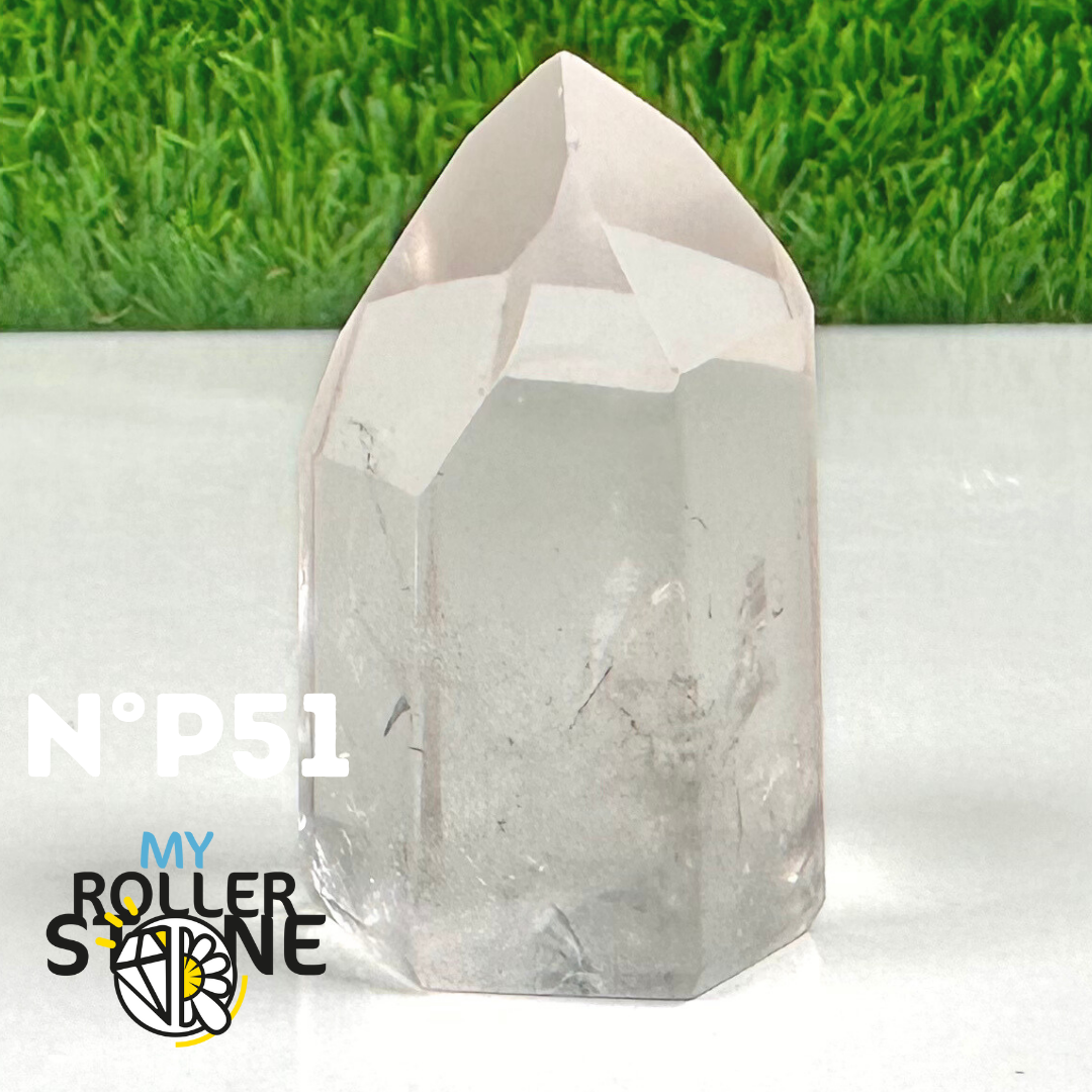 Pointe en Cristal de Roche Petite Taille