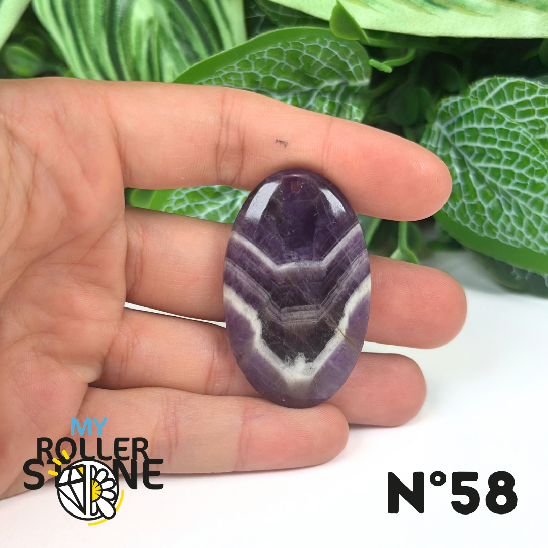 Pendentif Améthyste Chevron Percé 5A