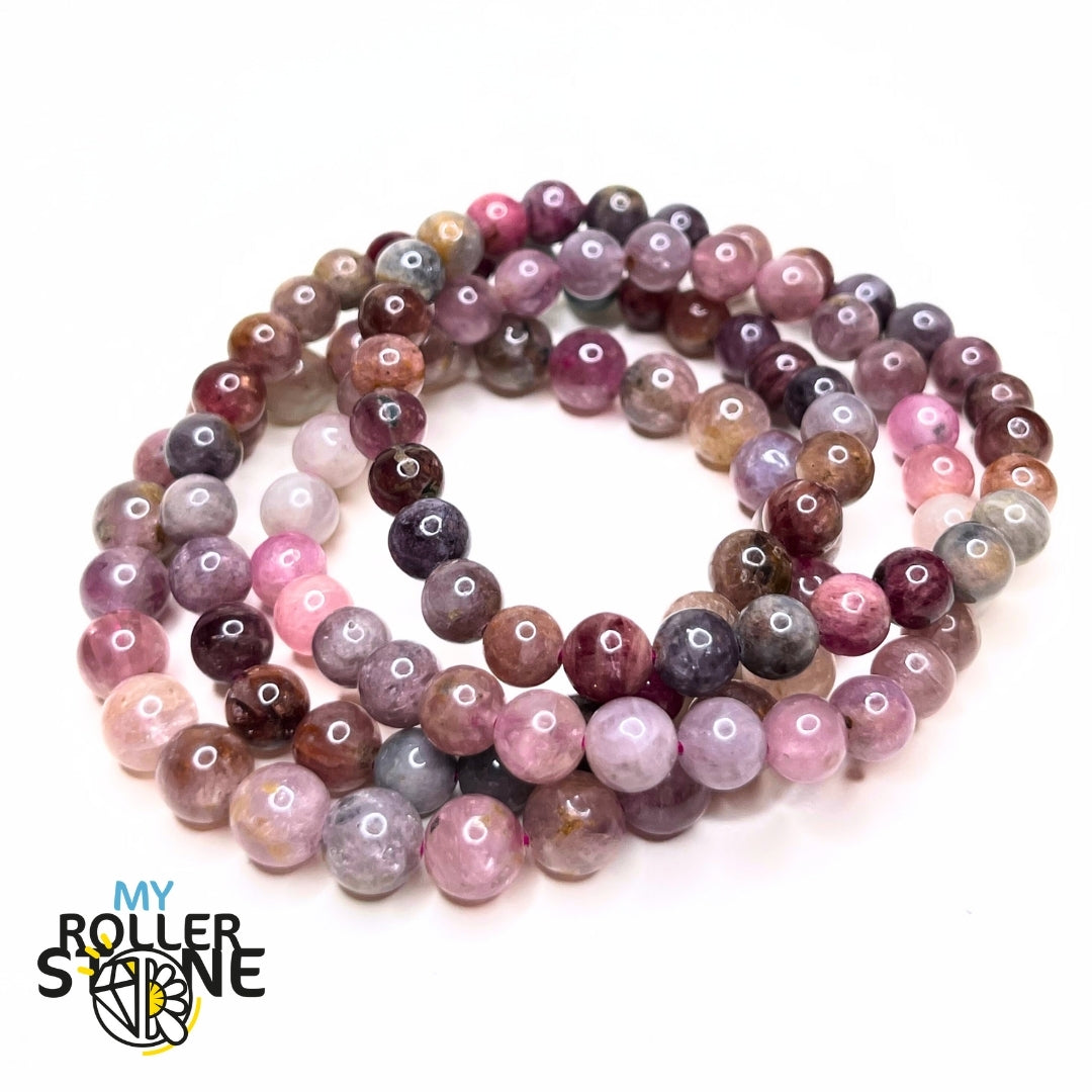 Bracelet en Spinelle Multicolore