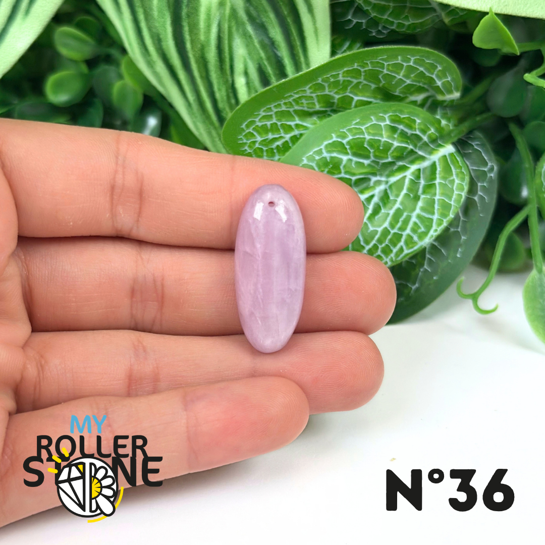 Pendentif Kunzite 5A percé