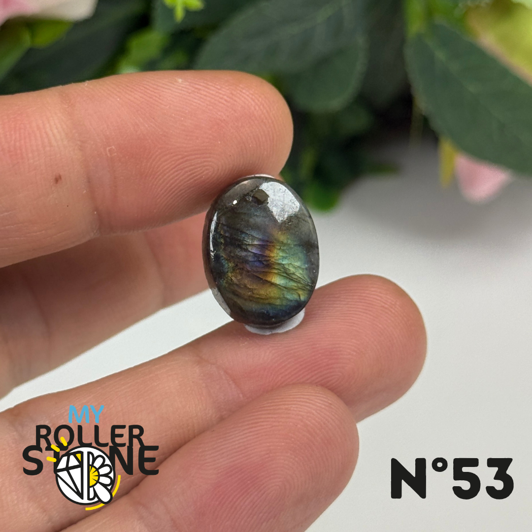 Pendentif Percé Labradorite Multi Fire 5A