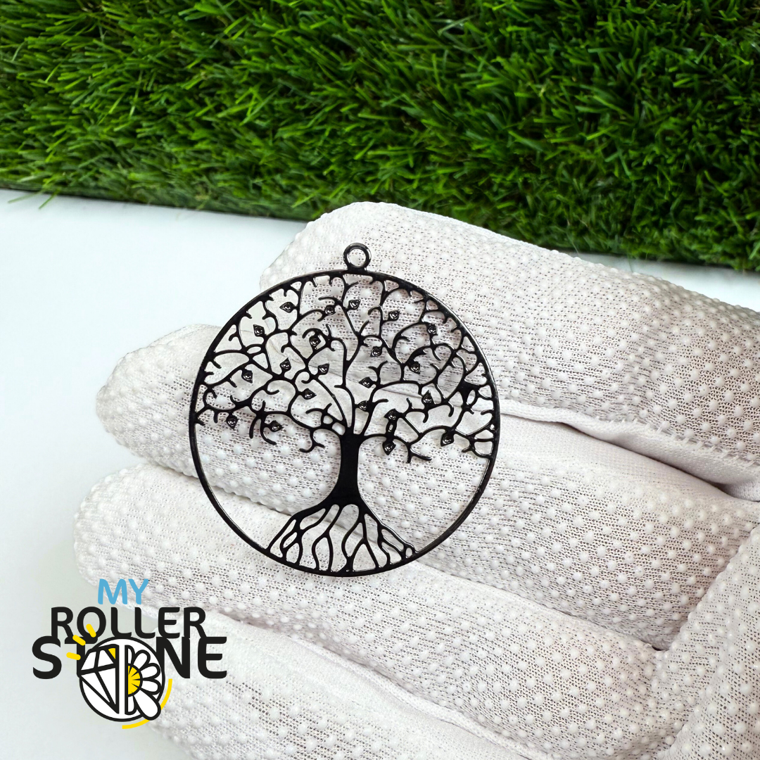Pendentif Arbre de vie fin acier