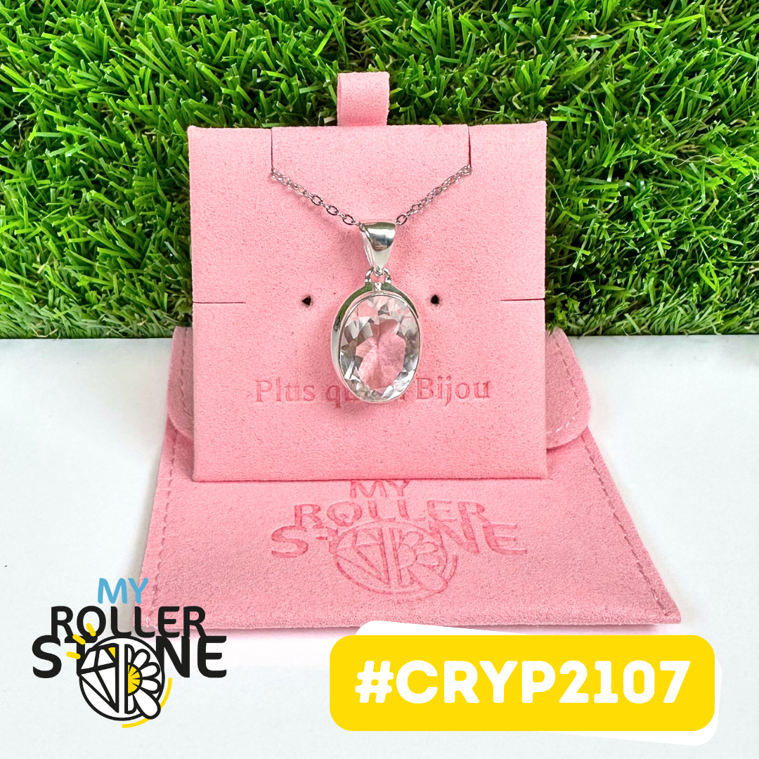 Pendentif Cristal de roche Argent 925 #CRYP2107